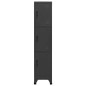 vidaXL Schließfachschrank Anthrazit 38x45x180 cm Stahl vidaXL Schließfachschrank Anthrazit 38x45x180 cm Stahl
