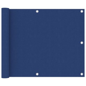vidaXL Balkon-Sichtschutz Blau 75x400 cm Oxford-Gewebe