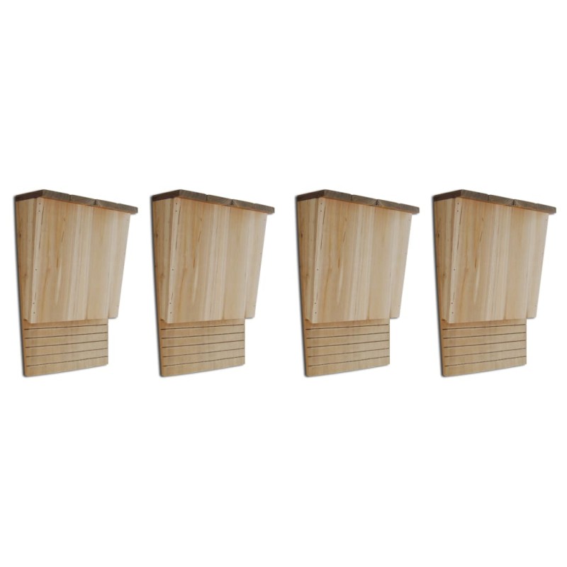vidaXL Fledermaushäuser 4 Stk. 22 x 12 x 34 cm Holz vidaXL Fledermaushäuser 4 Stk. 22 x 12 x 34 cm Holz