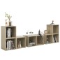 vidaXL 6-tlg. TV-Schrank-Set Sonoma-Eiche Holzwerkstoff vidaXL 6-tlg. TV-Schrank-Set Sonoma-Eiche Holzwerkstoff