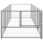 vidaXL Hundezwinger Silbern 4 m² Stahl vidaXL Hundezwinger Silbern 4 m² Stahl