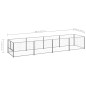 vidaXL Hundezwinger Silbern 4 m² Stahl vidaXL Hundezwinger Silbern 4 m² Stahl