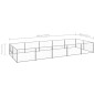 vidaXL Hundezwinger Silbern 10 m² Stahl vidaXL Hundezwinger Silbern 10 m² Stahl
