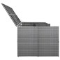 vidaXL Mülltonnenbox für 4 Tonnen Anthrazit 305x78x120 cm Poly Rattan vidaXL Mülltonnenbox für 4 Tonnen Anthrazit 305x78x120 cm Poly Rattan