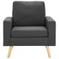 vidaXL Sessel Dunkelgrau Stoff vidaXL Sessel Dunkelgrau Stoff