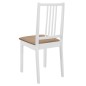 vidaXL 5-tlg. Essgruppe MDF Weiß vidaXL 5-tlg. Essgruppe MDF Weiß