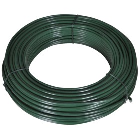 vidaXL Zaun-Spanndraht 80 m 2,1/3,1 mm Stahl Grün