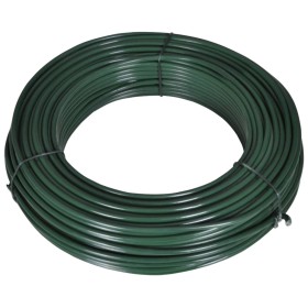 vidaXL Zaun-Spanndraht 80 m 2,1/3,1 mm Stahl Grün