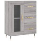 vidaXL Highboard Grau Sonoma 69,5x34x180 cm Holzwerkstoff vidaXL Highboard Grau Sonoma 69,5x34x180 cm Holzwerkstoff