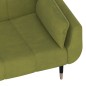 vidaXL Schlafsofa 2-Sitzer mit 2 Kissen Hellgrün Samt vidaXL Schlafsofa 2-Sitzer mit 2 Kissen Hellgrün Samt