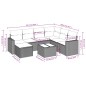 vidaXL 8-tlg. Garten-Sofagarnitur mit Kissen Beige Poly Rattan vidaXL 8-tlg. Garten-Sofagarnitur mit Kissen Beige Poly Rattan