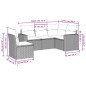 vidaXL 5-tlg. Garten-Sofagarnitur mit Kissen Grau Poly Rattan vidaXL 5-tlg. Garten-Sofagarnitur mit Kissen Grau Poly Rattan