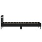 vidaXL Bettgestell mit Kopfteil Schwarz 75x190 cm Holzwerkstoff vidaXL Bettgestell mit Kopfteil Schwarz 75x190 cm Holzwerkstoff