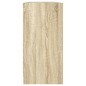 vidaXL Bücherschrank mit Türen Sonoma-Eiche 204x37x75 cm Holzwerkstoff vidaXL Bücherschrank mit Türen Sonoma-Eiche 204x37x75 cm Holzwerkstoff