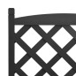 vidaXL Pflanzkübel mit Spalier Schwarz Massivholz Tanne vidaXL Pflanzkübel mit Spalier Schwarz Massivholz Tanne