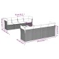 vidaXL 9-tlg. Garten-Sofagarnitur mit Kissen Beige Poly Rattan vidaXL 9-tlg. Garten-Sofagarnitur mit Kissen Beige Poly Rattan