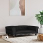 vidaXL Hundebett Schwarz 95x55x30 cm Samt vidaXL Hundebett Schwarz 95x55x30 cm Samt