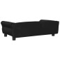 vidaXL Hundebett Schwarz 95x55x30 cm Samt vidaXL Hundebett Schwarz 95x55x30 cm Samt