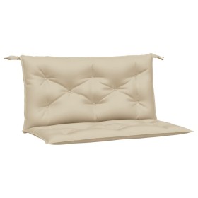vidaXL Gartenbank-Auflagen 2 Stk. Beige 100x50x7 cm Oxford-Gewebe