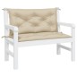vidaXL Gartenbank-Auflagen 2 Stk. Beige 100x50x7 cm Oxford-Gewebe vidaXL Gartenbank-Auflagen 2 Stk. Beige 100x50x7 cm Oxford-Gewebe