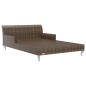 vidaXL 2-Personen-Sonnenliege mit Auflagen Poly Rattan Braun vidaXL 2-Personen-Sonnenliege mit Auflagen Poly Rattan Braun