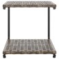 vidaXL 2-Personen-Sonnenliege mit Auflagen Poly Rattan Braun vidaXL 2-Personen-Sonnenliege mit Auflagen Poly Rattan Braun