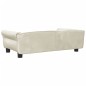 vidaXL Hundebett Creme 95x55x30 cm Samt vidaXL Hundebett Creme 95x55x30 cm Samt