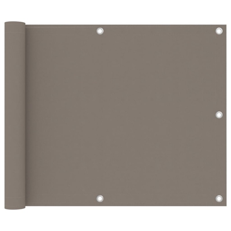 vidaXL Balkon-Sichtschutz Taupe 75x500 cm Oxford-Gewebe vidaXL Balkon-Sichtschutz Taupe 75x500 cm Oxford-Gewebe
