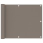 vidaXL Balkon-Sichtschutz Taupe 75x500 cm Oxford-Gewebe vidaXL Balkon-Sichtschutz Taupe 75x500 cm Oxford-Gewebe