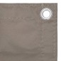 vidaXL Balkon-Sichtschutz Taupe 75x500 cm Oxford-Gewebe vidaXL Balkon-Sichtschutz Taupe 75x500 cm Oxford-Gewebe
