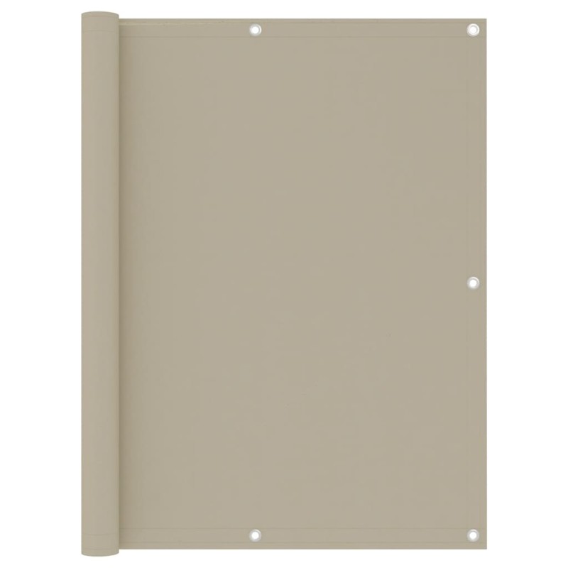 vidaXL Balkon-Sichtschutz Beige 120x300 cm Oxford-Gewebe vidaXL Balkon-Sichtschutz Beige 120x300 cm Oxford-Gewebe