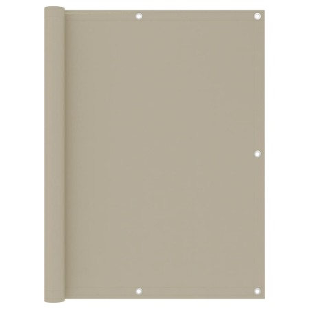 vidaXL Balkon-Sichtschutz Beige 120x300 cm Oxford-Gewebe