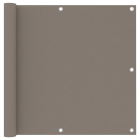 vidaXL Balkon-Sichtschutz Taupe 90x500 cm Oxford-Gewebe