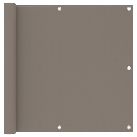 vidaXL Balkon-Sichtschutz Taupe 90x500 cm Oxford-Gewebe