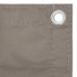 vidaXL Balkon-Sichtschutz Taupe 90x500 cm Oxford-Gewebe