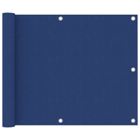 vidaXL Balkon-Sichtschutz Blau 75x600 cm Oxford-Gewebe