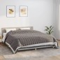 vidaXL Gewichtsdecke Grau 235x290 cm 15 kg Stoff vidaXL Gewichtsdecke Grau 235x290 cm 15 kg Stoff