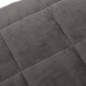 vidaXL Gewichtsdecke Grau 235x290 cm 15 kg Stoff vidaXL Gewichtsdecke Grau 235x290 cm 15 kg Stoff