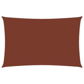 vidaXL Sonnensegel Oxford-Gewebe Rechteckig 2,5x5 m Terrakotta-Rot