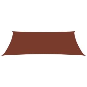vidaXL Sonnensegel Oxford-Gewebe Rechteckig 2,5x5 m Terrakotta-Rot