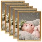 vidaXL Bilderrahmen Collage 5 Stk. für Tisch Golden 13x18 cm MDF vidaXL Bilderrahmen Collage 5 Stk. für Tisch Golden 13x18 cm MDF