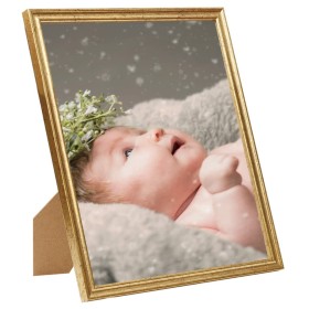vidaXL Bilderrahmen Collage 5 Stk. für Tisch Golden 13x18 cm MDF