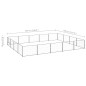 vidaXL Hundezwinger Silbern 20 m² Stahl vidaXL Hundezwinger Silbern 20 m² Stahl