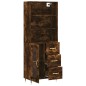 Highboard Räuchereiche 69,5x34x180 cm Holzwerkstoff Highboard Räuchereiche 69,5x34x180 cm Holzwerkstoff