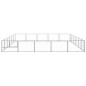 vidaXL Hundezwinger Silbern 30 m² Stahl vidaXL Hundezwinger Silbern 30 m² Stahl