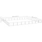 vidaXL Hundezwinger Silbern 72 m² Stahl vidaXL Hundezwinger Silbern 72 m² Stahl