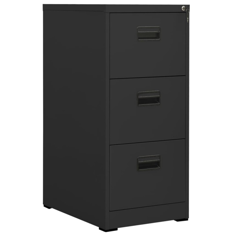 vidaXL Aktenschrank Anthrazit 46x62x102,5 cm Stahl vidaXL Aktenschrank Anthrazit 46x62x102,5 cm Stahl