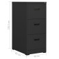 vidaXL Aktenschrank Anthrazit 46x62x102,5 cm Stahl vidaXL Aktenschrank Anthrazit 46x62x102,5 cm Stahl