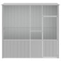 vidaXL Voliere Grau 215x78x200 cm Verzinkter Stahl vidaXL Voliere Grau 215x78x200 cm Verzinkter Stahl