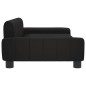 vidaXL Kindersofa Schwarz 90x53x30 cm Kunstleder vidaXL Kindersofa Schwarz 90x53x30 cm Kunstleder